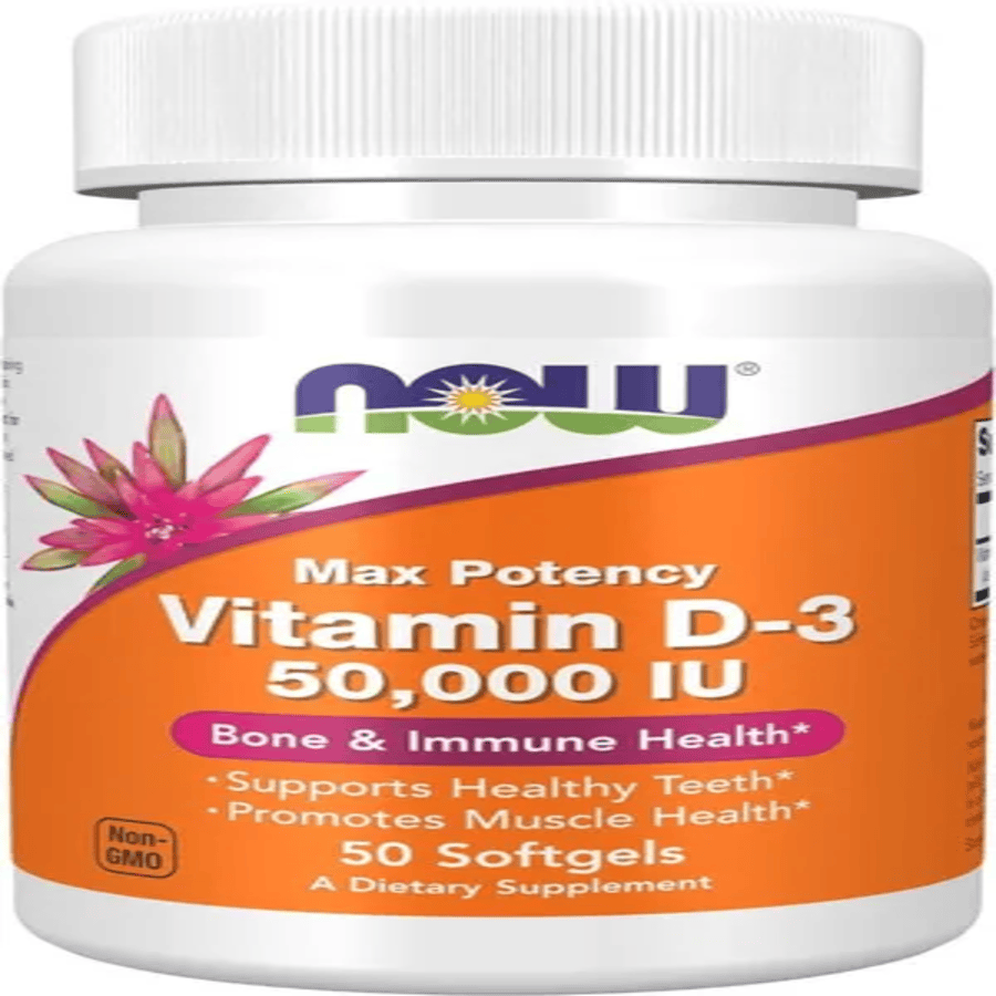 NOW Supplements Vitamin D-3 50000 IU Highest Potency Structural Support 50 Softgels price in Bangladesh | Authentic Product by Shundorjo