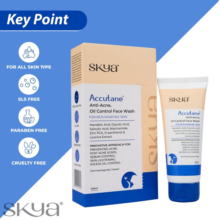 SKYA Anti Acne Oil Control Face Wash For Rejuvenating Skin 100ml