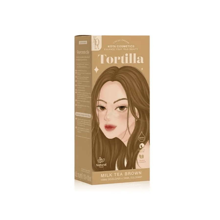 Kota Cosmetics Hair Color Cream Tortilla - Milk Tea Brown price in Bangladesh | Authentic Product by Shundorjo