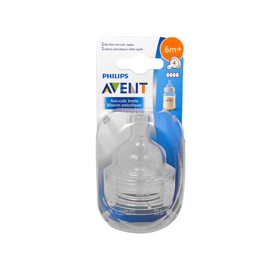 Philips Avent Natural Newborn Flow Baby Feeder Nipples For 0+ Months