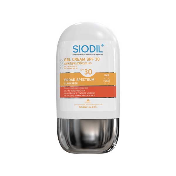 SIODIL Gel Cream SPF 30 Broad Spectrum Sunscreen 40ml