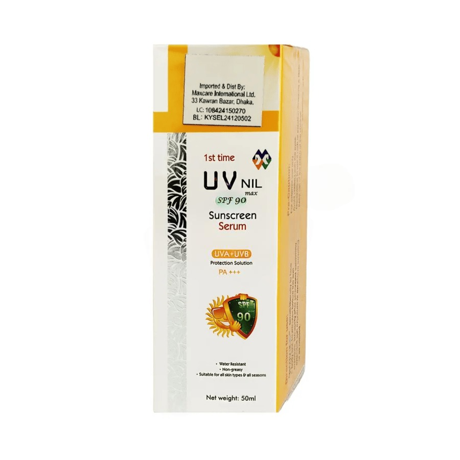 UV Nil Max SPF 90 Sunscreen Serum 50ml price in Bangladesh | Authentic Product by Shundorjo