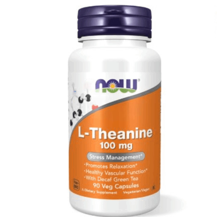 NOW L-Theanine 100mg Stress Management 90 Capsules price in Bangladesh | Authentic Product by Shundorjo