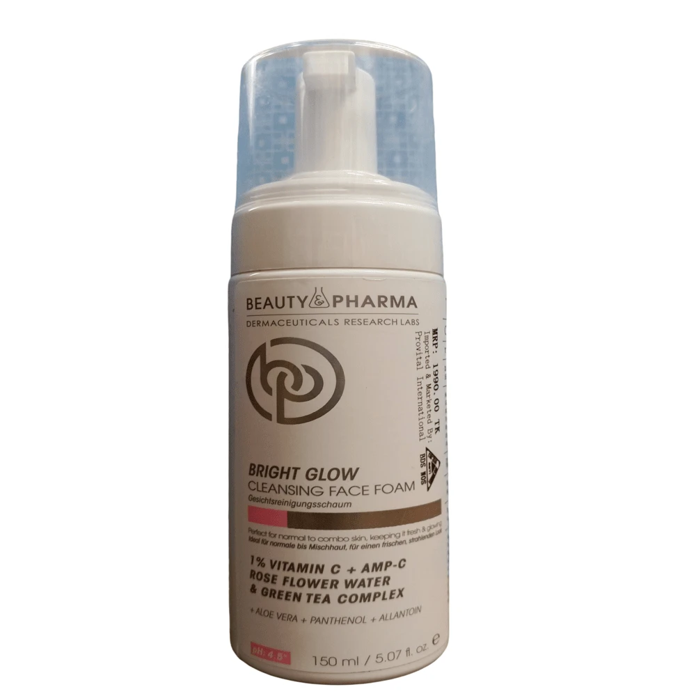 Beauty Pharma Bright Glow Cleansing Face Foam 150ml price in Bangladesh | Buy original Provital International