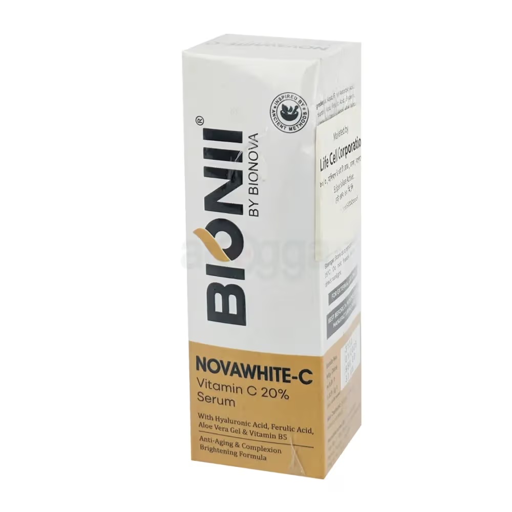 Bionova Novawhite C Serum 30ml price in Bangladesh | Authentic Product by Shundorjo