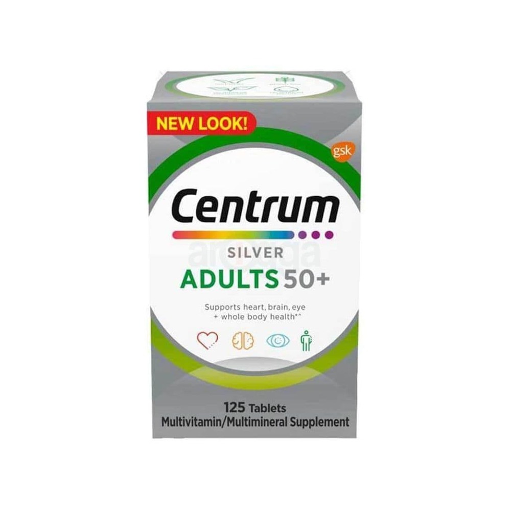 Centrum Silver Adult Multivitamin Vitamin D3 Adult 50+ 125 Tablets price in Bangladesh | Authentic Product by Shundorjo