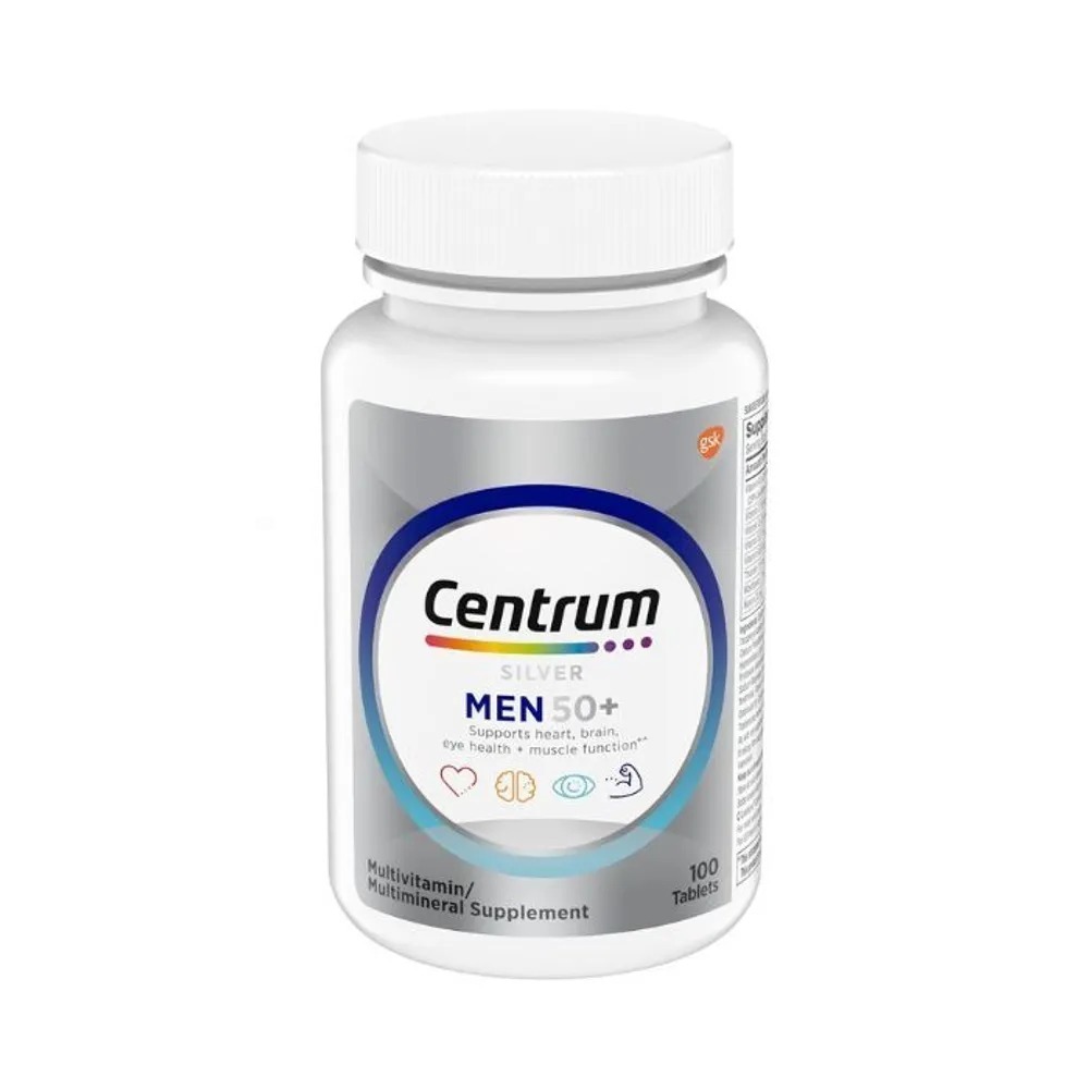 Centrum Silver Men 50+ Multivitamin/Multimineral 100 Tablets price in Bangladesh | Authentic Product by Shundorjo