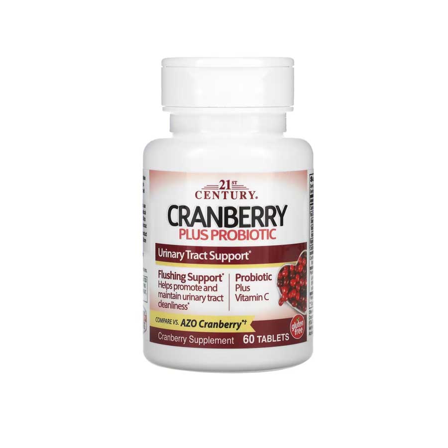 21 Chentury Cranberry Plus Probiotic Urinary Tract Support 60 Tablet