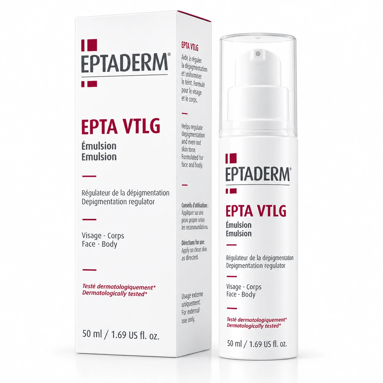 Epta Derma EPTA VTLG Emulsion 50ml – Depigmentation & Uneven Skin Tone Care price in Bangladesh | Authentic Product by Shundorjo