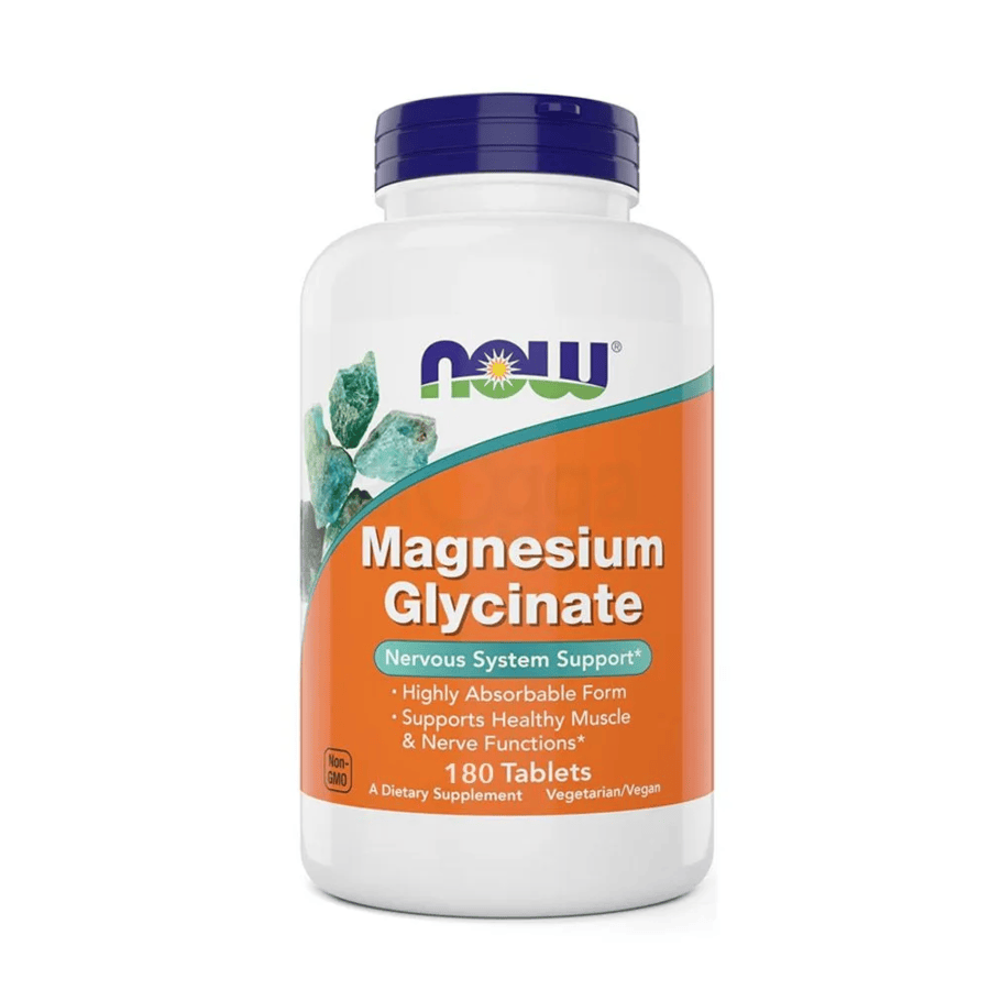 NOW Supplements Magnesium Glycinate Nervous System Support 180 Tablets price in Bangladesh | Authentic Product by Shundorjo