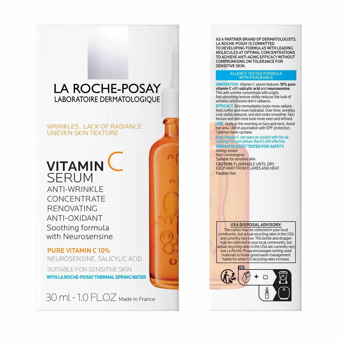 La Roche Posay 10% Pure Vitamin C Serum 30ml price in Bangladesh | Authentic Product by Shundorjo