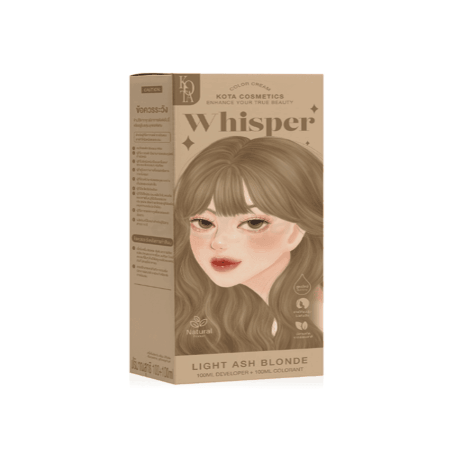 Kota Cosmetics Hair Color Cream WHISPER-Light Ash Blonde price in Bangladesh | Authentic Product by Shundorjo