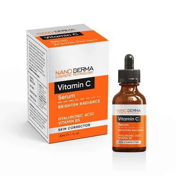 NANO DERMA Vitamin C Face Serum 30ml – Skin Brightening & Rejuvenating Serum price in Bangladesh | Authentic Product by Shundorjo