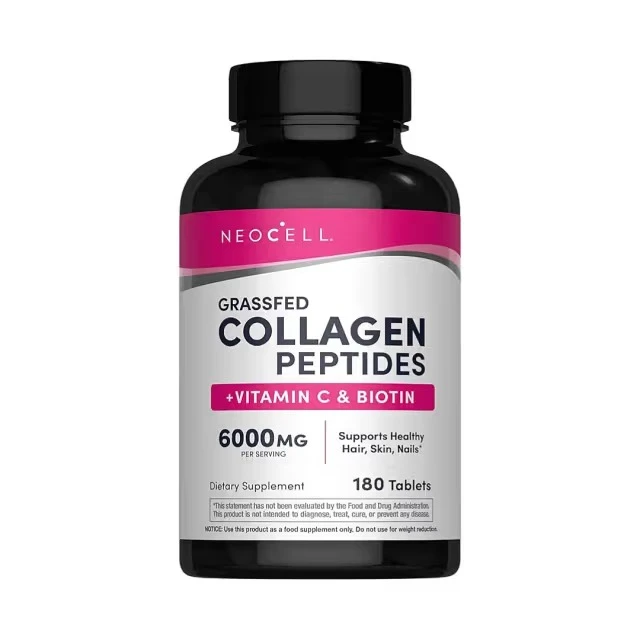 NeoCell Grassfed Collagen Peptides plus C and Biotin, 180 Caplets price in Bangladesh | Authentic Product by Shundorjo