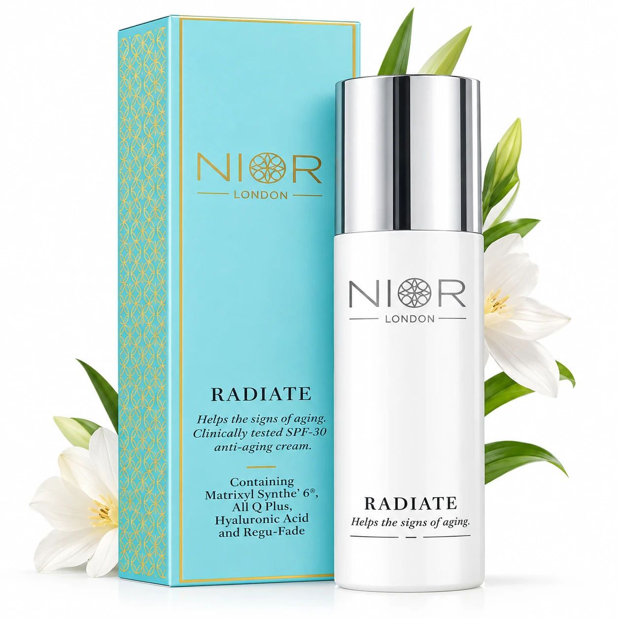 Nior Radiate Cream 50ml – Anti-Aging & Skin Brightening Cream price in Bangladesh | Authentic Product by Shundorjo