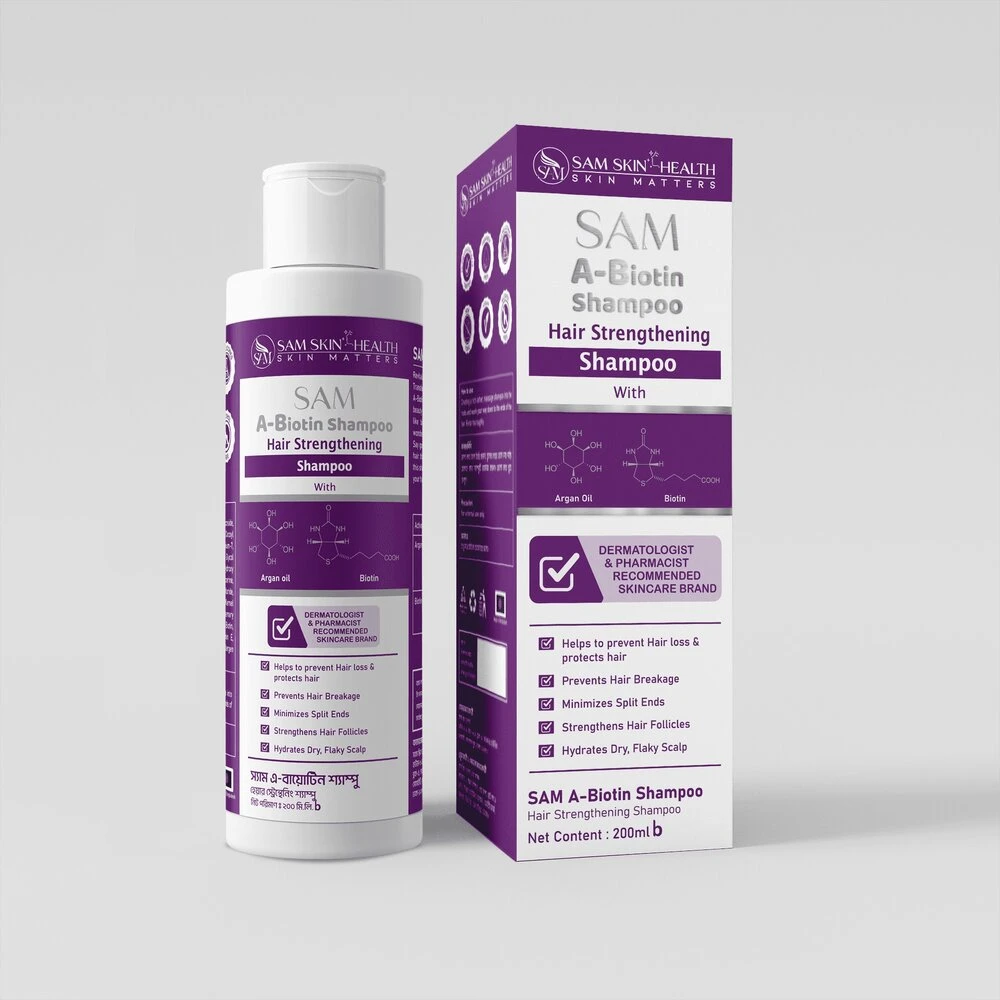 SAM A-Biotin Shampoo 200 ml price in Bangladesh | Authentic Product by Shundorjo
