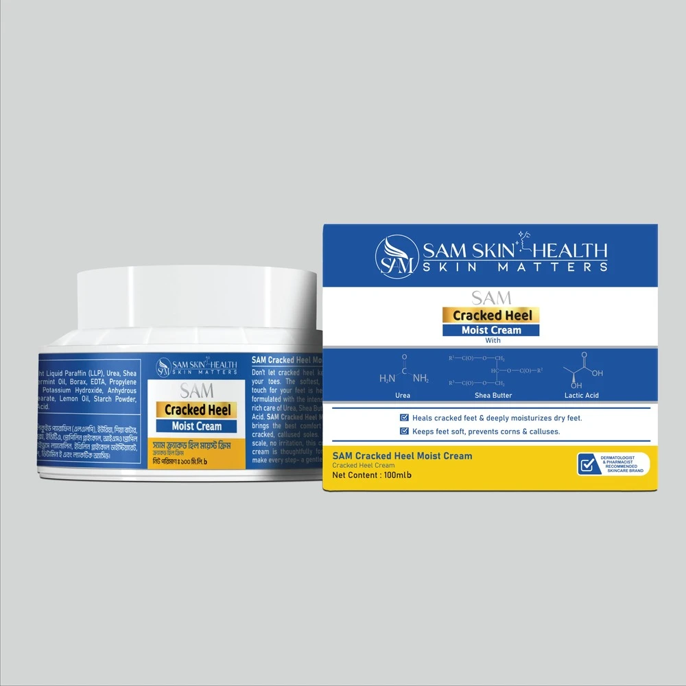 SAM Cracked Heel – Moist Cream 100 ml price in Bangladesh | Authentic Product by Shundorjo