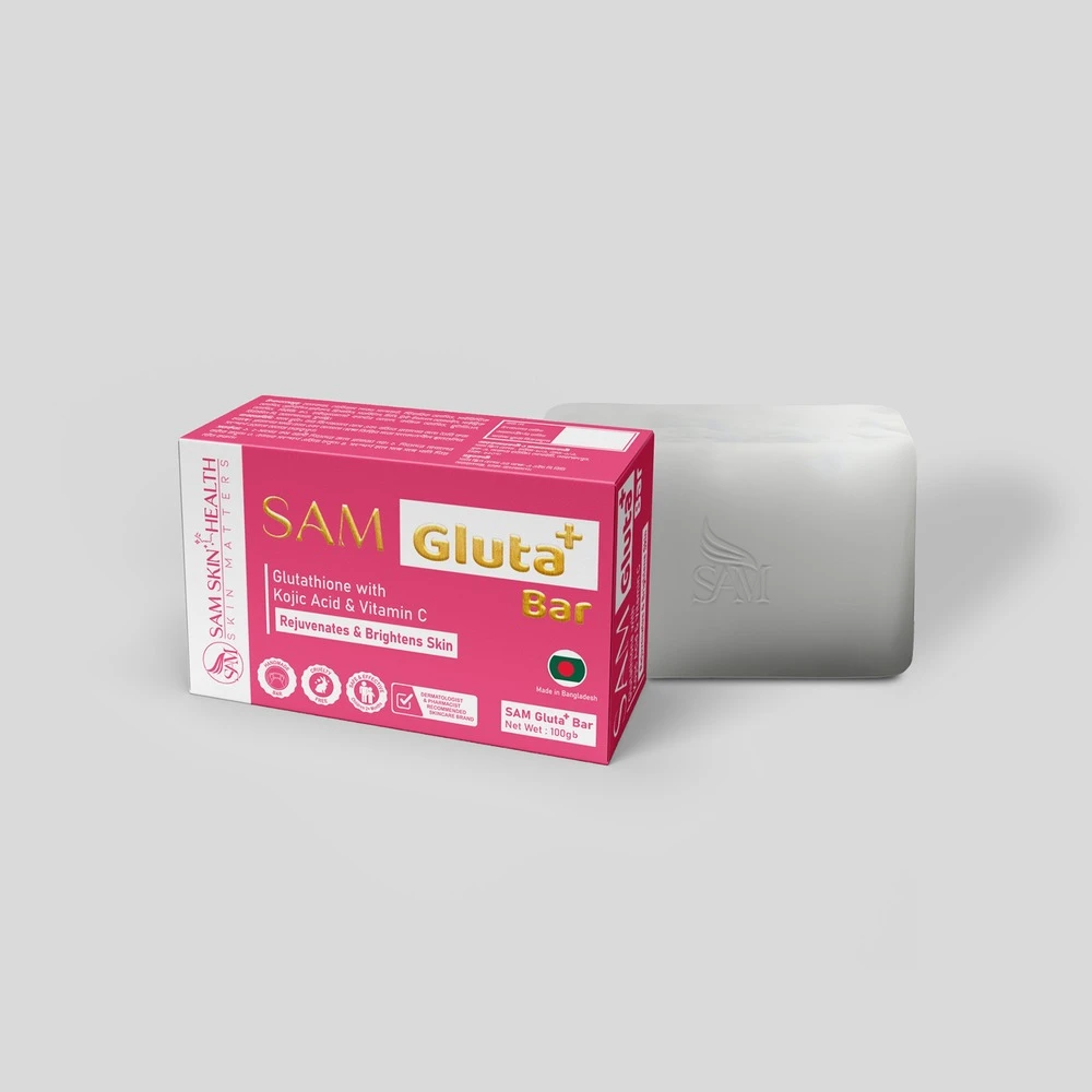 SAM Gluta+ Bar 100 gm price in Bangladesh | Authentic Product by Shundorjo