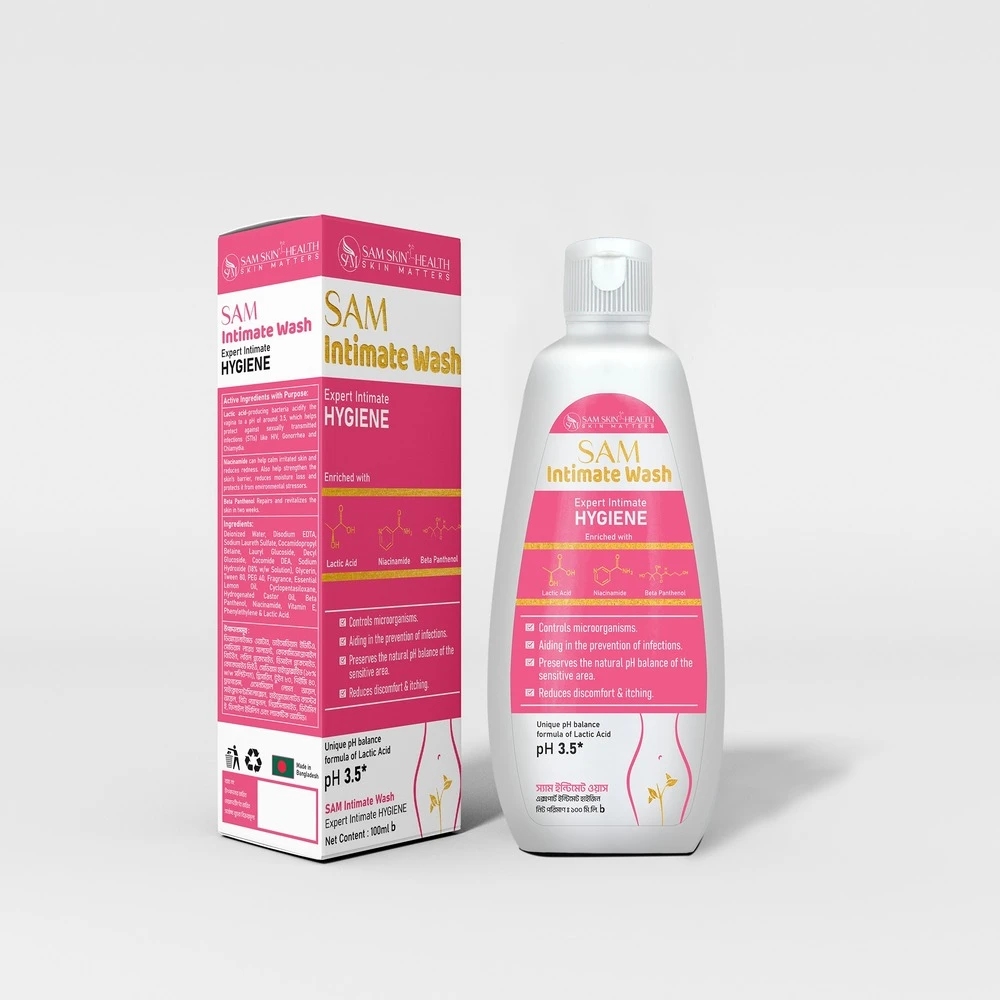 SAM Intimate Wash 100 ml price in Bangladesh | Authentic Product by Shundorjo