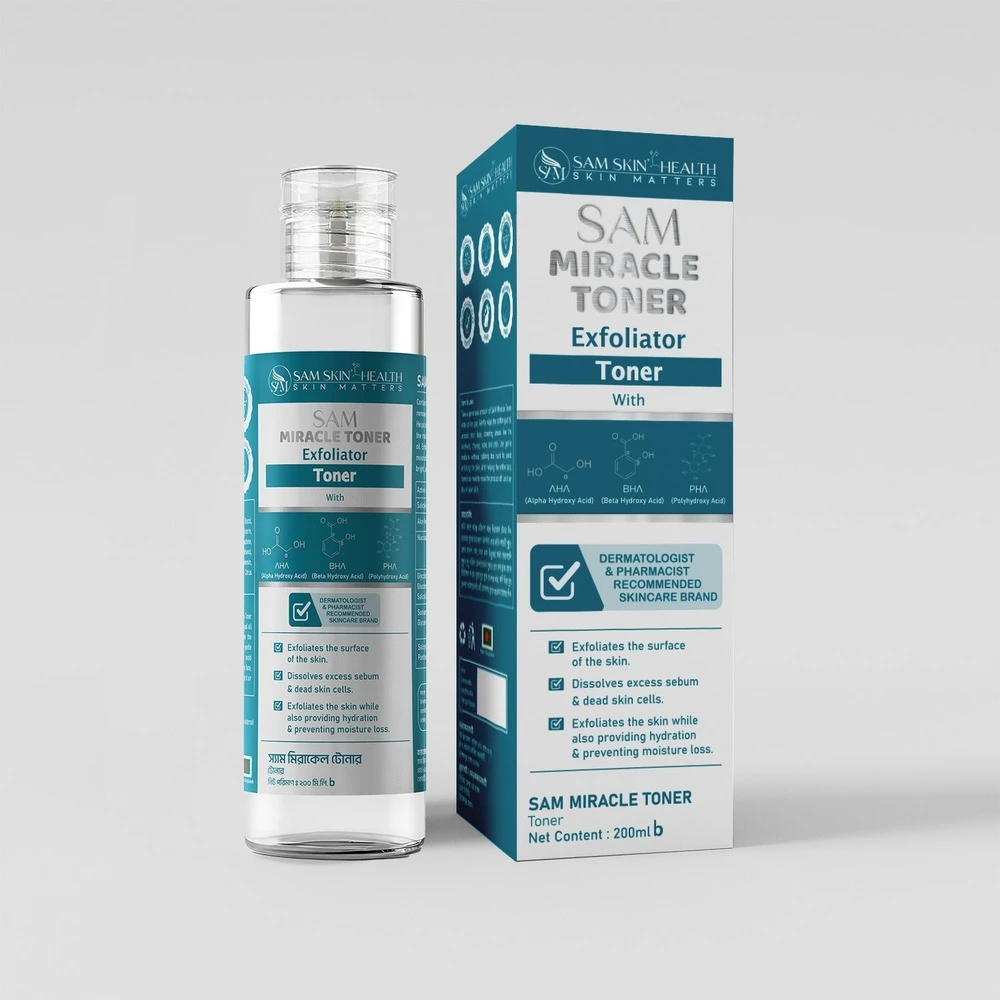 SAM Miracle Toner 200 ml price in Bangladesh | Authentic Product by Shundorjo