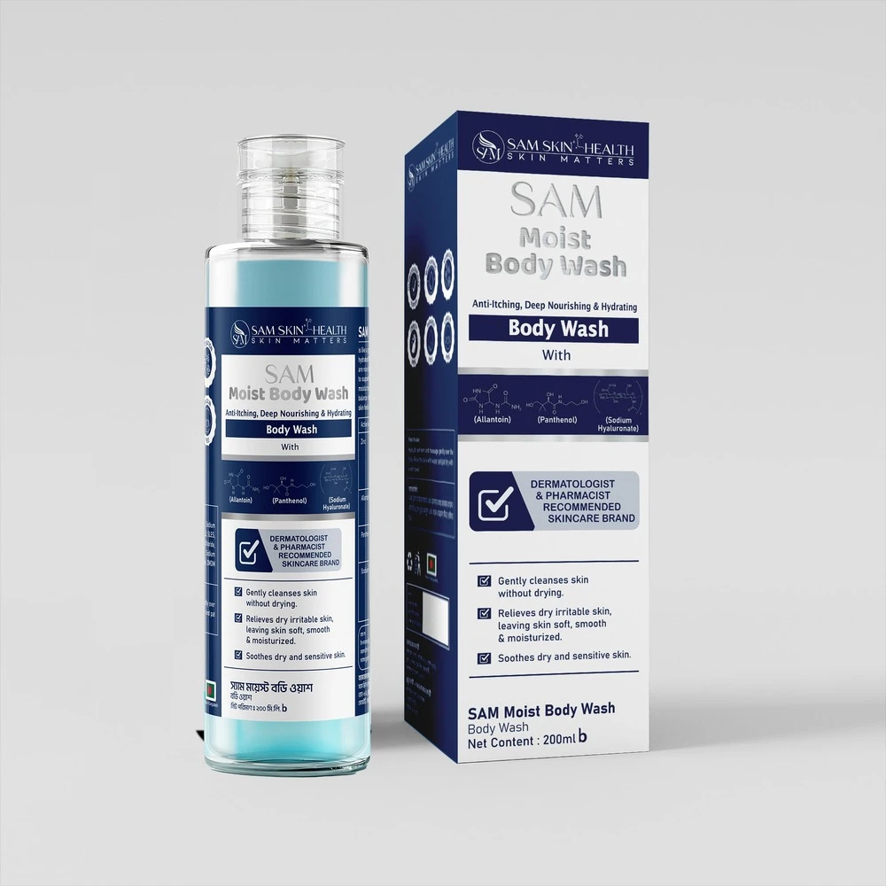 SAM Moist Body Wash 200 ml price in Bangladesh | Authentic Product by Shundorjo