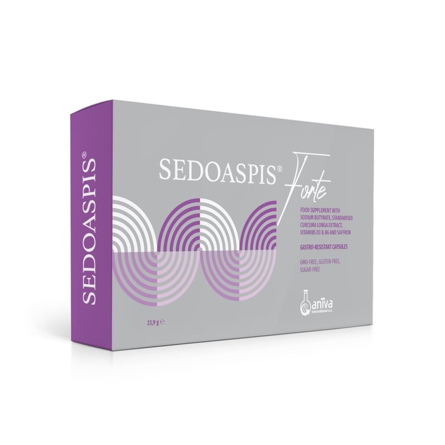 SEDOASPIS  Forte– Food Supplement with Butyrate, Vitamin D3, Vitamin B6 & Saffron (30 Softgels) price in Bangladesh | Authentic Product by Shundorjo