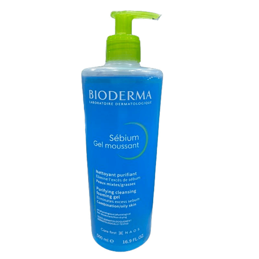 Bioderma Sebium Gel Moussant Purifying Cleansing Foaming Gel 500ml price in Bangladesh | Authentic Product by Shundorjo