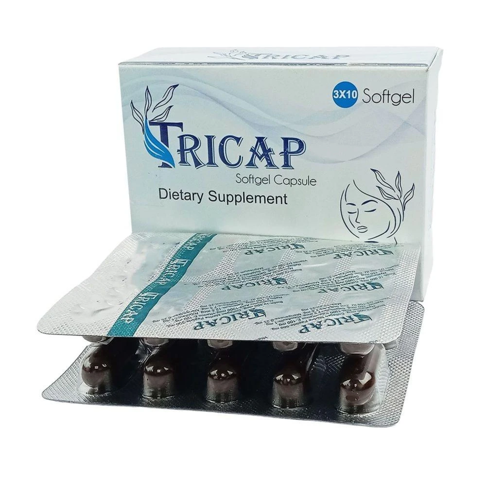 Tricap Capsule – Daily Wellness & Nutritional Support price in Bangladesh | Buy original Unique Derma
