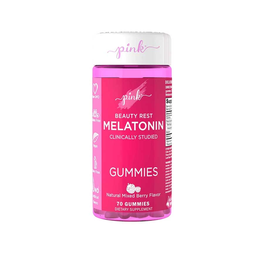 Pink Beauty Rest Melatonin Natural Mixed Berry Flavor 70 Gummies price in Bangladesh | Authentic Product by Shundorjo