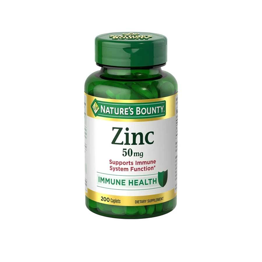 Nature's Bounty Zinc 50mg Immune System Supports 200 Caplets price in Bangladesh | Authentic Product by Shundorjo