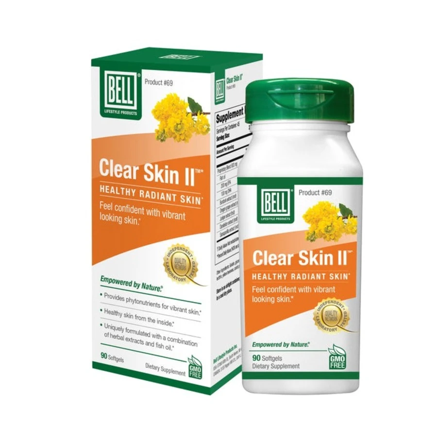 Bell Clear Skin II - Advanced Herbal Supplement for Acne & Clear Skin Support price in Bangladesh | Authentic Product by Shundorjo
