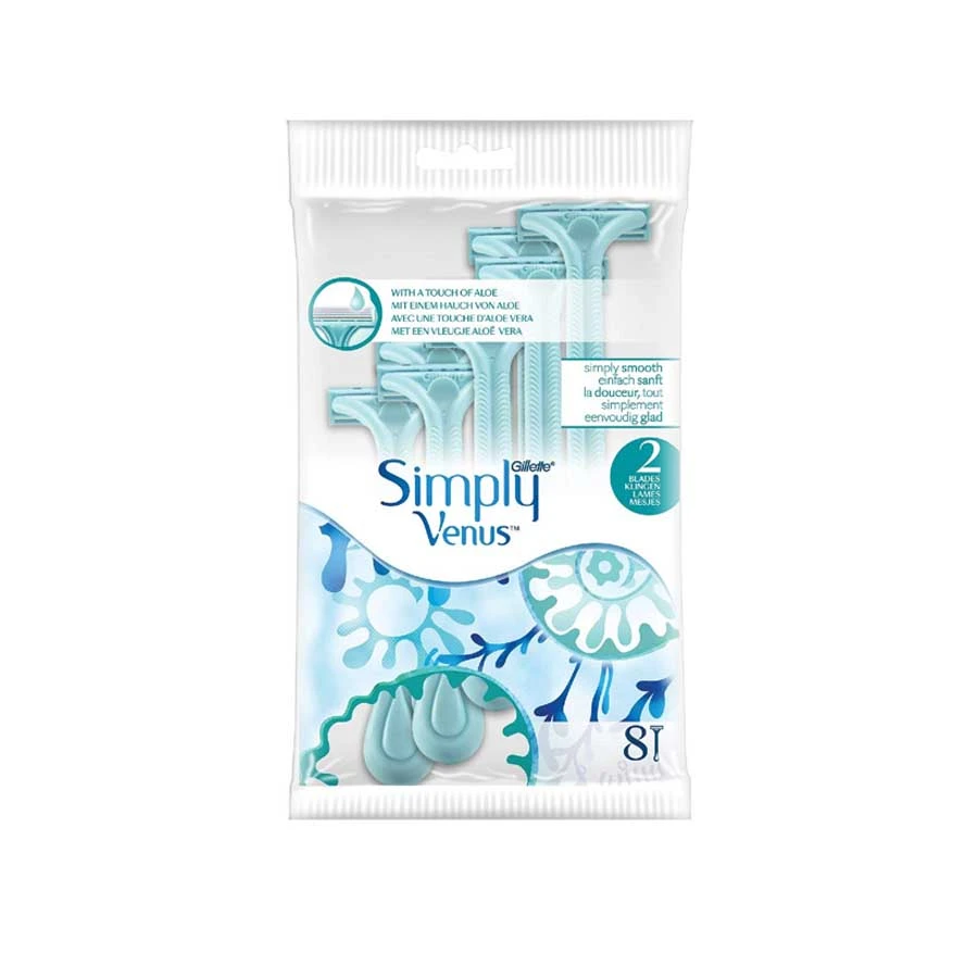 Simply Venus 2 Blade Disposable Razors 8 Pack price in Bangladesh | Authentic Product by Shundorjo