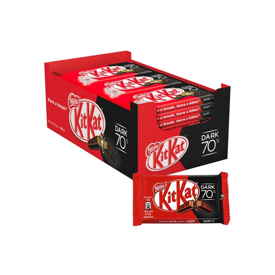 Nestle Kit kat Dark 4 Fingers Bar 24ps Box price in Bangladesh | Authentic Product by Shundorjo