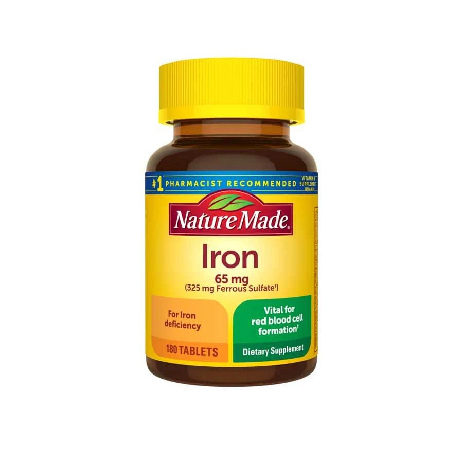 Nature Made Iron Ferrous Sulfate 325mg 180 Tablets price in Bangladesh | Authentic Product by Shundorjo