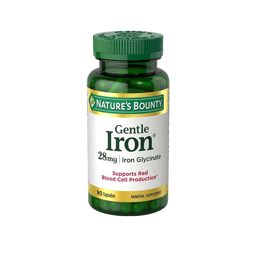 Nature’s Bounty Gentle Iron 28mg 90 Capsules price in Bangladesh | Authentic Product by Shundorjo