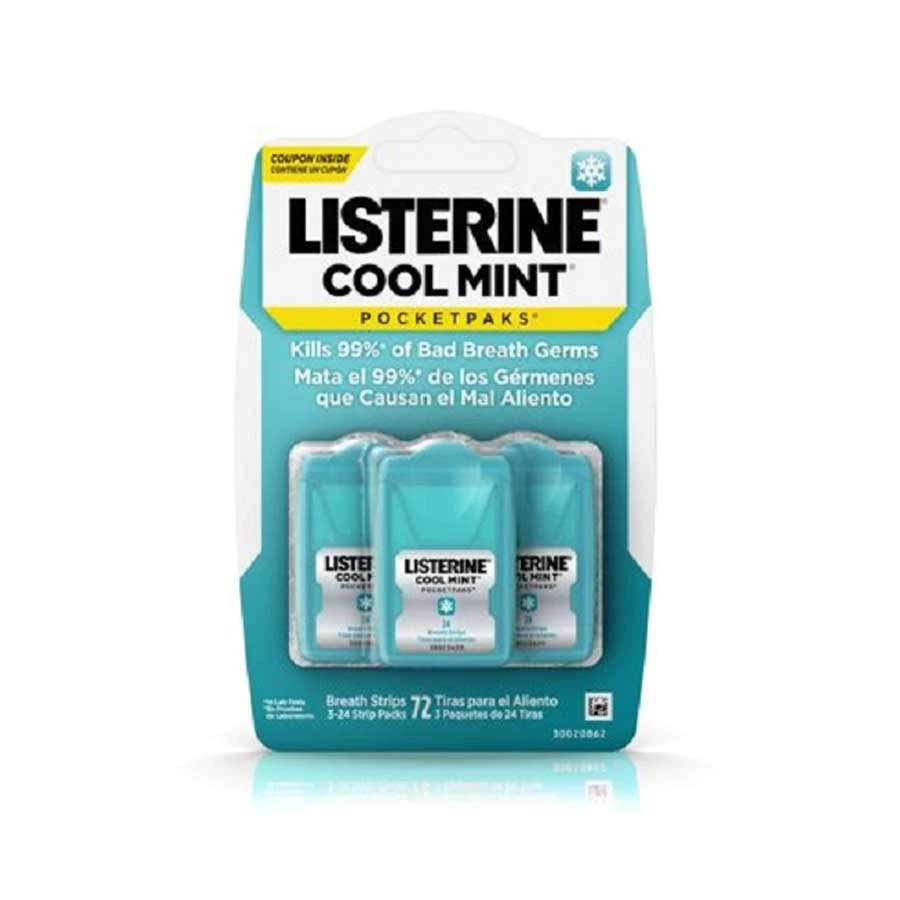 Listerine Cool Mint Pocket Paks Breath Strips 72 Count price in Bangladesh | Authentic Product by Shundorjo