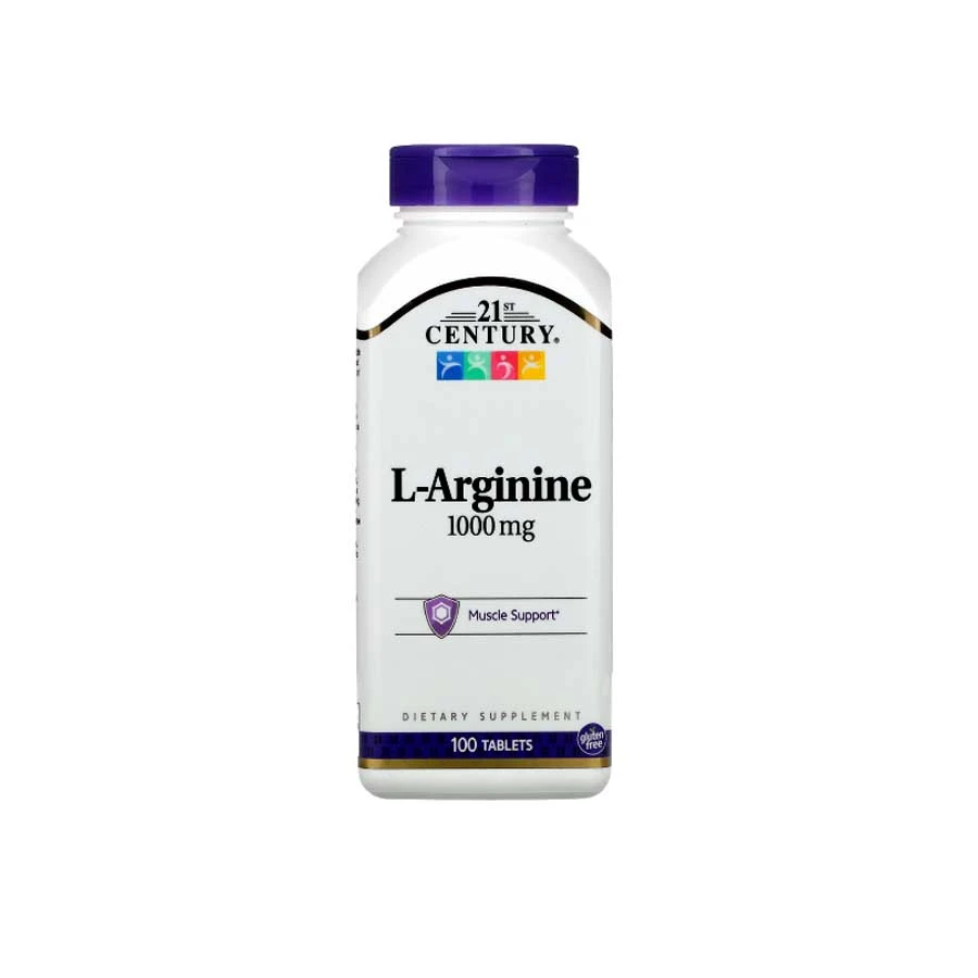 21st Century L-Arginine 1000mg Muscle Support 100 Tablets price in Bangladesh | Authentic Product by Shundorjo