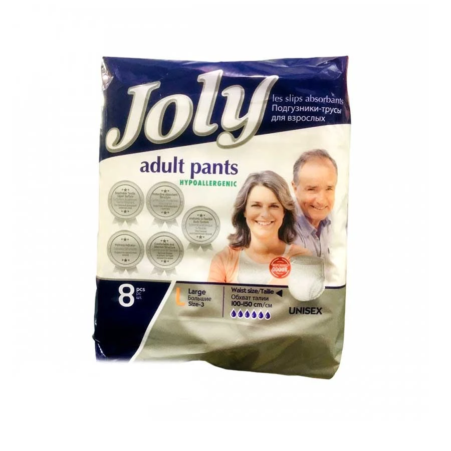 Joly Adult Pants Large (100-150cm) 8 Diapers price in Bangladesh | Authentic Product by Shundorjo