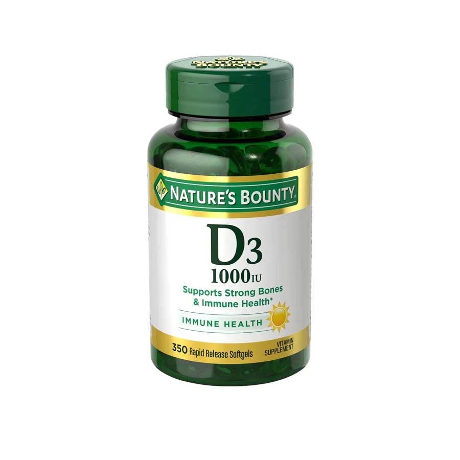 Nature’s Bounty Vitamin D3 1000 IU 350 Softgels price in Bangladesh | Authentic Product by Shundorjo