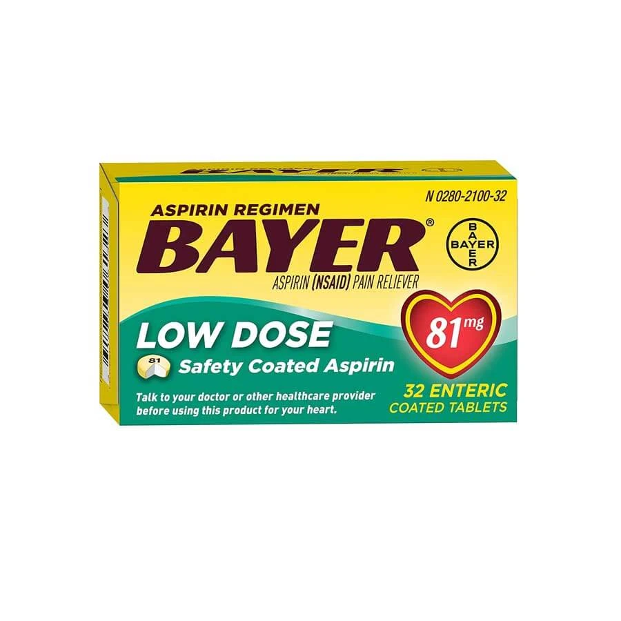 Bayer Low Dose Apirin Pain Reliever 81mg Tablets 32's price in Bangladesh | Authentic Product by Shundorjo