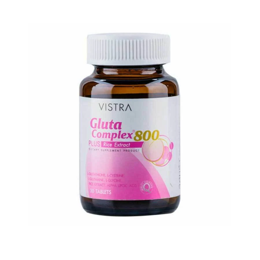 Vistra Gluta Complex 800 Plus Rice Extract 30 Tablets price in Bangladesh | Authentic Product by Shundorjo