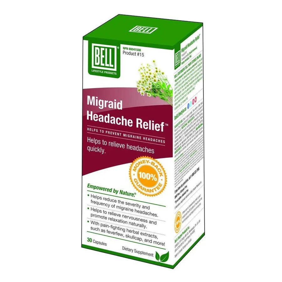 Bell - Migraid Headache Relief - 30 Vcaps price in Bangladesh | Authentic Product by Shundorjo