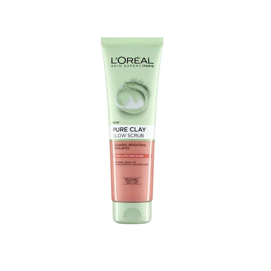 L'Oreal Pure Clay Glow Scrub 150ml price in Bangladesh | Authentic Product by Shundorjo