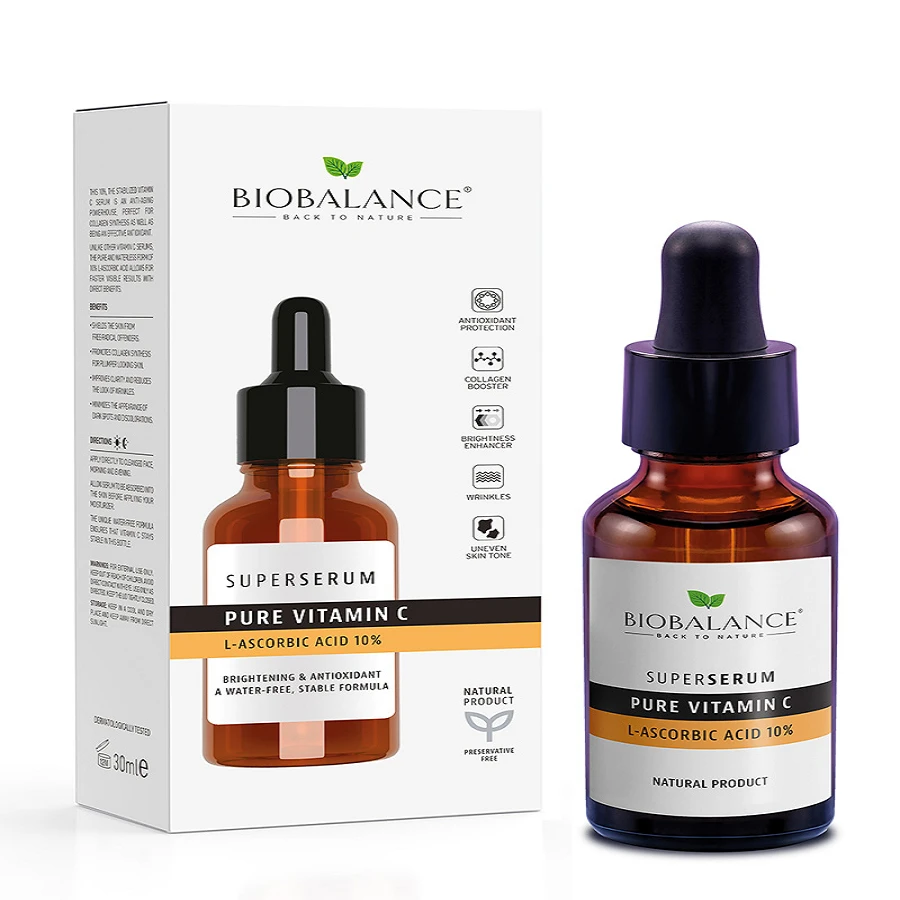 Bio Balance Superserum Pure Vitamin C L-Ascorbic Acid 10% 30ml price in Bangladesh | Authentic Product by Shundorjo