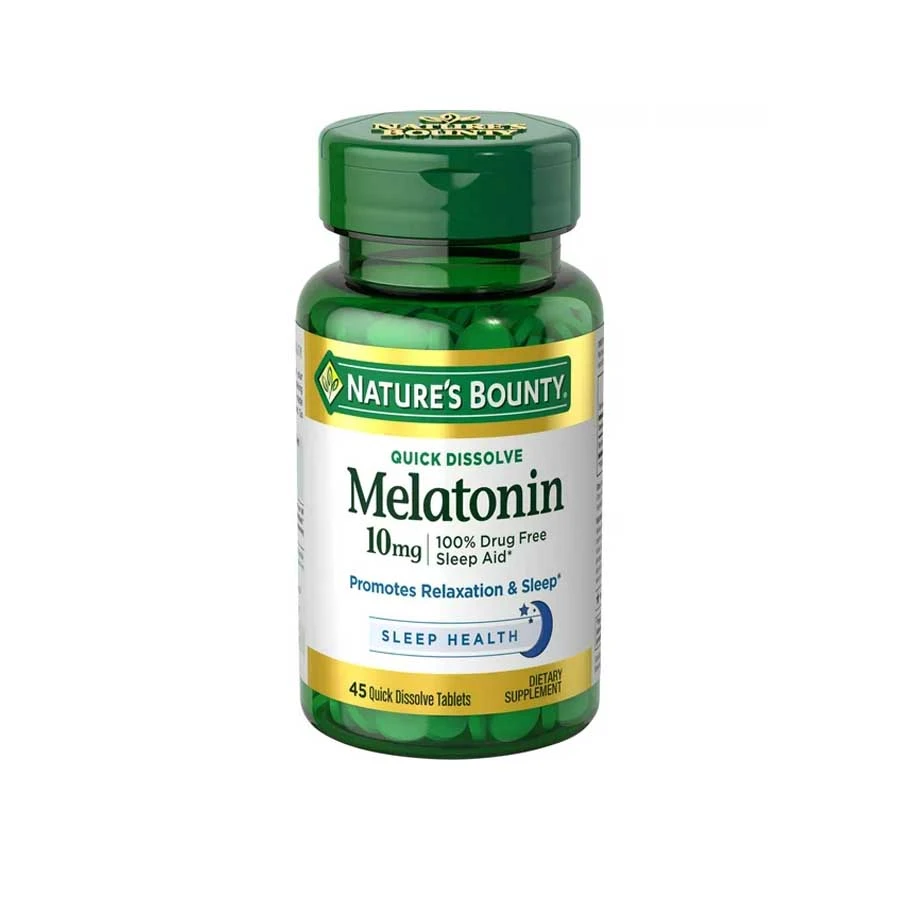 Nature's Bounty Melatonin 10mg Sleep Aid 45 Tablets price in Bangladesh | Authentic Product by Shundorjo