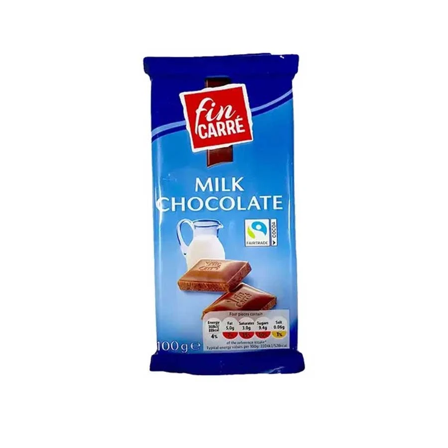 Lidl Fin Carre Milk Chocolate Bar 100gm price in Bangladesh | Buy original Foreign