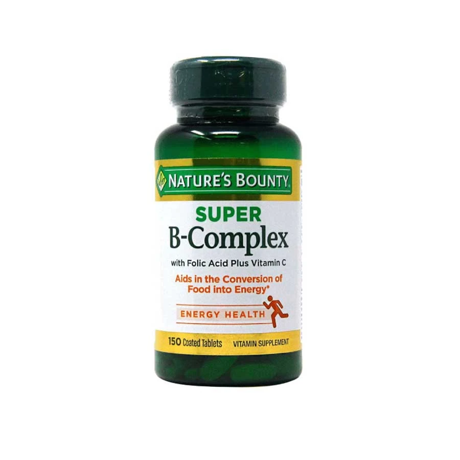 Nature’s Bounty Super B-Complex With Folic Acid 150 Tablet price in Bangladesh | Authentic Product by Shundorjo