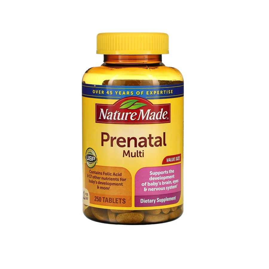 Nature Made Prenatal Multi 250 Tablets price in Bangladesh | Authentic Product by Shundorjo