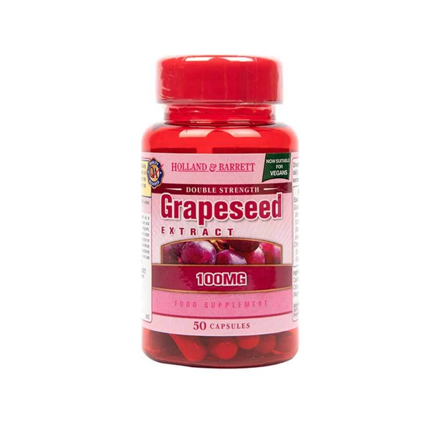 Holland & Barrett Grapeseed Extract 100mg 50 Capsules price in Bangladesh | Authentic Product by Shundorjo