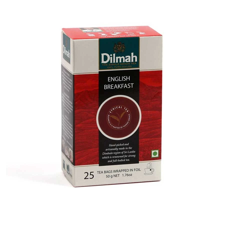 Dilmah Gourmet Tea Selection English Breakfast 25 Tea Bags price in Bangladesh | Authentic Product by Shundorjo